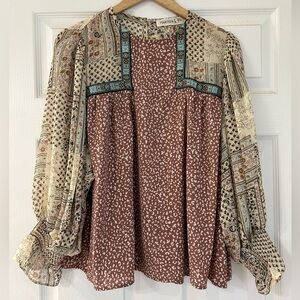 Fourteen & 9th Boho Peasant Blouse